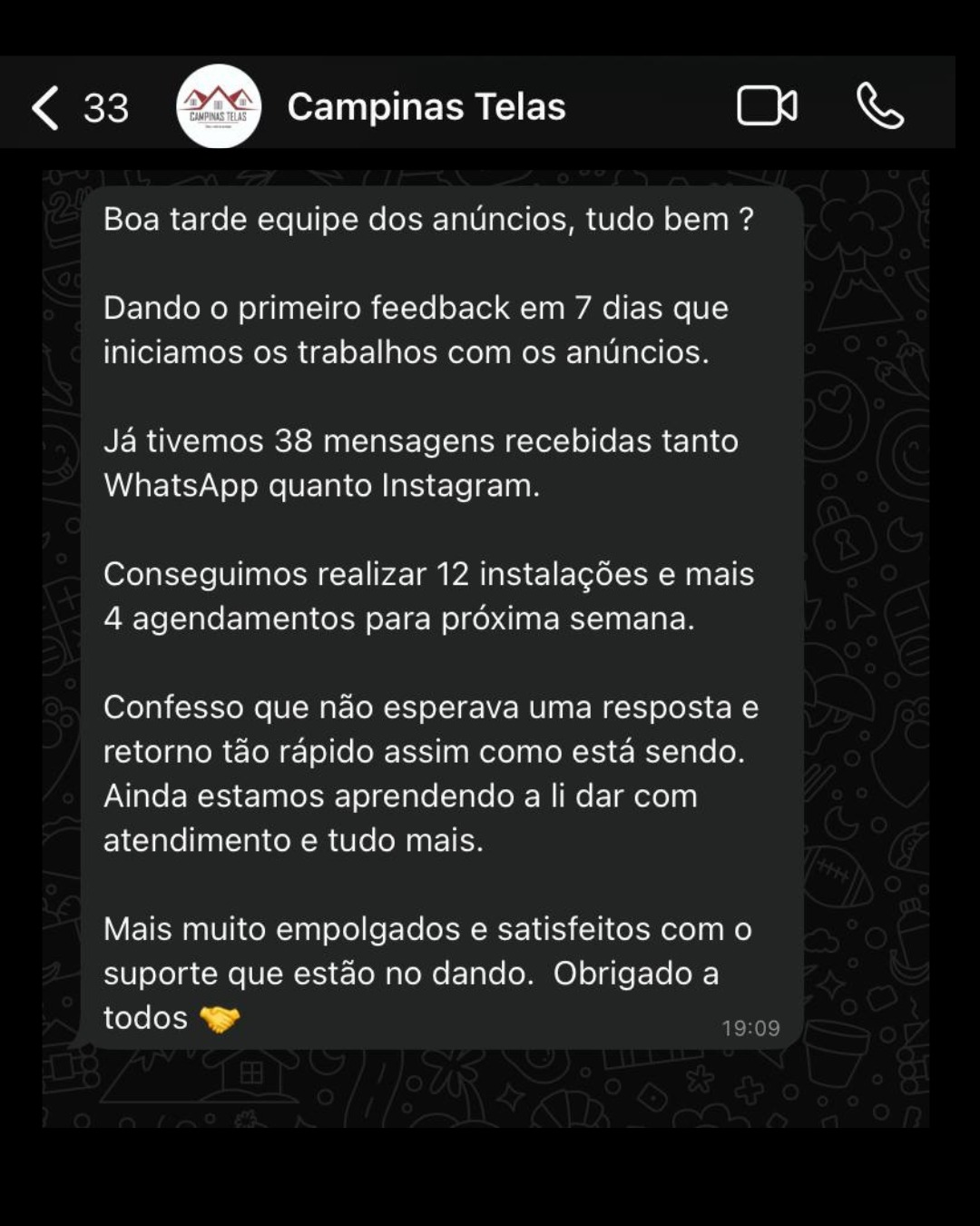 Resultado Campinas Telas